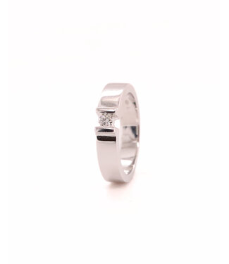 R&C R&C Witgouden ring Coco met briljant 0.07ct