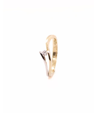 R&C R&C Bicolor gouden ring Victoire RIN0038-SIR010