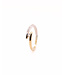 R&C Bicolor gouden ring Penelope met diamant 0.07ct