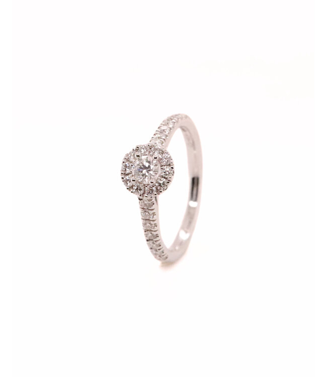 ROEMER ring 18k witgoud Circulo met diamant 0.67ct 55
