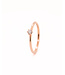 ROEMER ROEMER roségouden solitair ring 0.11ct