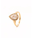 ROEMER 18K geelgouden ring met diamant 1.26ct peer geslepen
