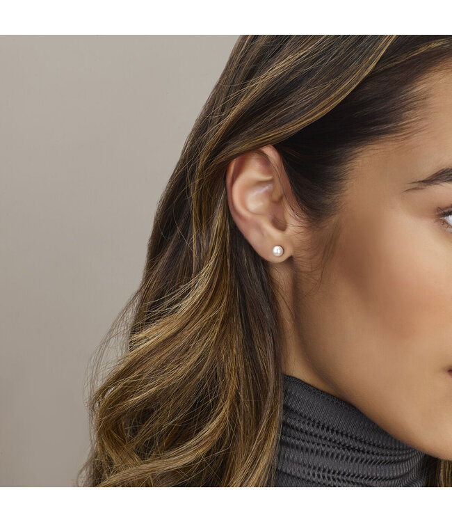 ROEMER Parel Oorknoppen 14k geelgoud 5.5mm