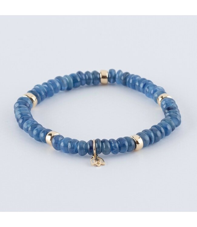 Y&G armband Kyaniet 14kt 7029