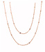 ROEMER 18k rosegouden collier met diamanten 13.58ct