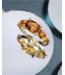 Ponte Vecchio ring Iris 18k geelgoud met citrien en quartz CA1760CPY
