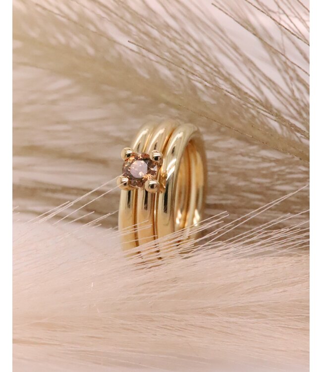 ROEMER Kogelring 14k geelgoud maat 56