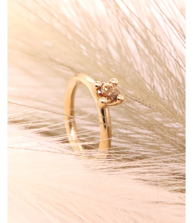 ROEMER by Bregje ring Lily met natuurlijke zirkoon