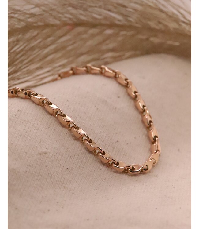 Monzario collier 14k roségoud 836C