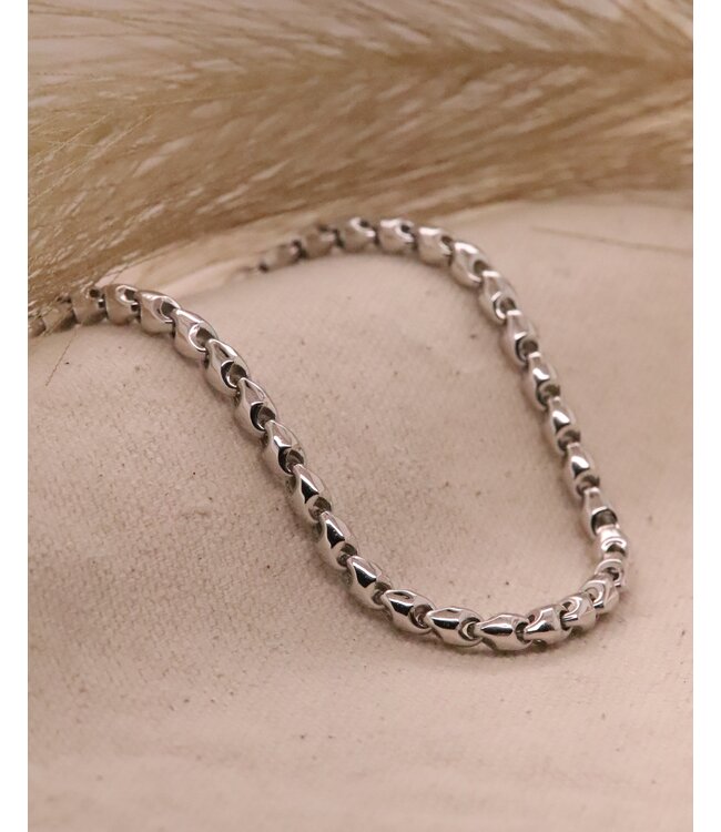 Monzario Oro witgouden collier 838C