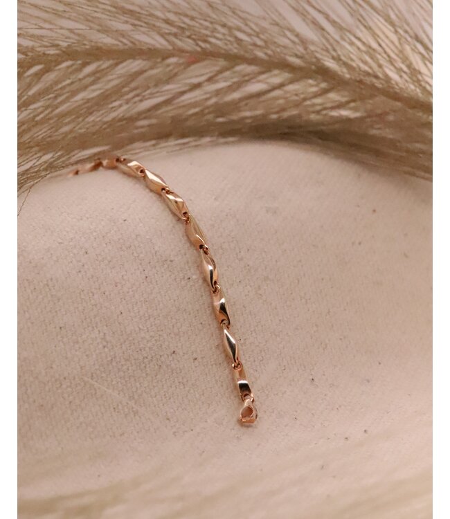 Monzario armband 14K rosegoud 864A