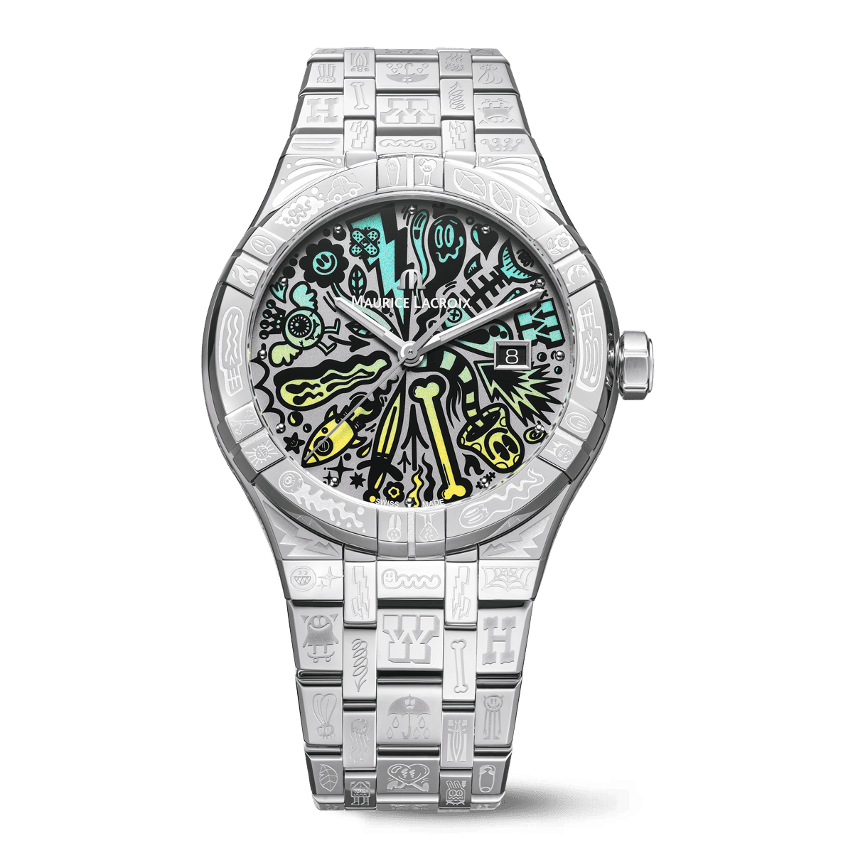 Maurice Lacroix horloge Aikon Wotto AI6008-SS009-090-1 - Roemer
