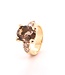 ROEMER by Bregje ROEMER by Bregje ring 18k geelgoud met Rookkwarts en bruine diamant
