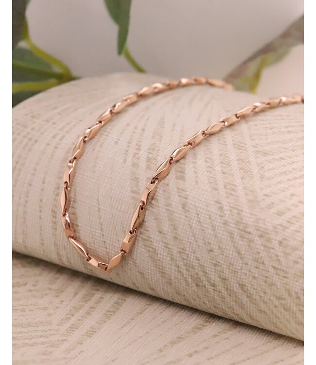 Monzario collier 14K rosegoud 864C