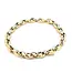Monzario Monzario armband 14k goud bicolor 951A 19cm