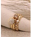 ROEMER by Bregje ring Colours 18K geelgoud met cognac diamant
