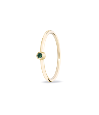 Miss Spring Miss Spring Ring The Button met smaragd