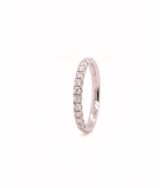 ROEMER ROEMER ring 18k witgoud alliance M met diamant 0,40ct 56