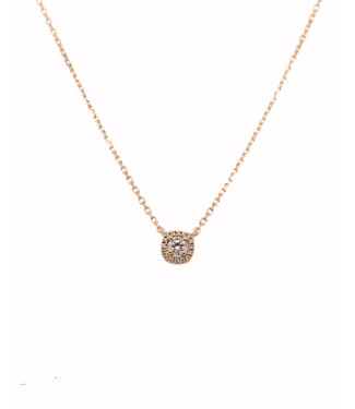 ROEMER ROEMER collier goud 14k met 0.14ct. diamant 45cm