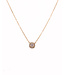 ROEMER ROEMER collier goud 14k met 0.14ct. diamant 45cm