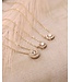 ROEMER collier goud 14k met 0.14ct. diamant 45cm