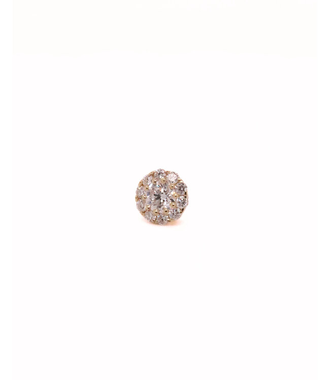 ROEMER hanger goud 14k met diamant 0.42ct