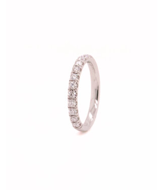ROEMER ROEMER ring 18k witgoud alliance M met diamant 0,40ct 53