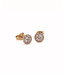 ROEMER oorstekers 18k goud met 0.81ct. diamant