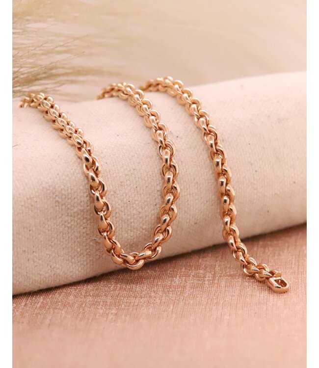 Monzario collier 14k roségoud 1181C