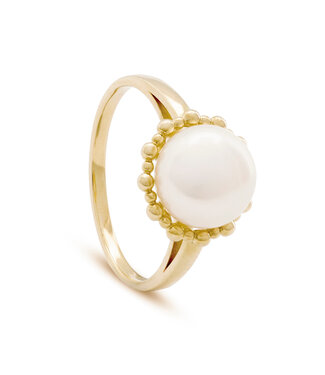 ROEMER ROEMER ring Sydney goud 14k met parel maat 17,5