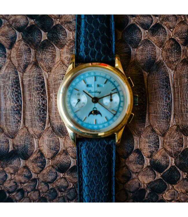 ROEMER horlogeband leder zwart Kalahari 16/14 mm