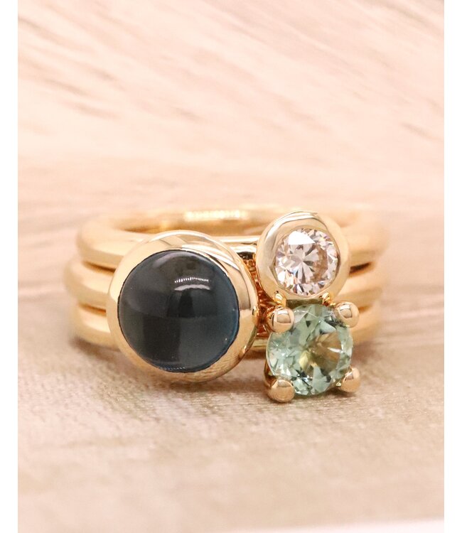 ROEMER by Bregje 18K geelgouden ring met briljant 0.50ct