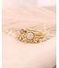 ROEMER by Bregje ring Colours 18K geelgoud met cognac diamant