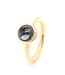 ROEMER by Bregje ROEMER by Bregje Ring single bubble 18k geelgoud met London Blue Topaas