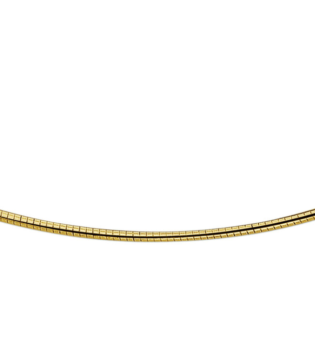 Roemer collier omega 14k geelgoud rond 1,75 mm 45cm