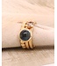 ROEMER by Bregje Ring single bubble 18k geelgoud met London Blue Topaas