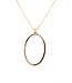 ROEMER 14K geelgouden collier met hanger 45cm