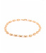 ROEMER Geelgouden armband koffieboonschakel 19,5 cm