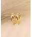 ROEMER oorringen 18k goud doppio ovale medio