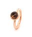 ROEMER by Bregje ROEMER by Bregje Ring single bubble 18k rosegoud met Rookkwarts