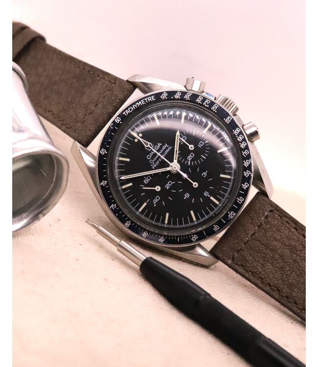 ROEMER horlogeband buffelleder stormgrijs 20/18 mm