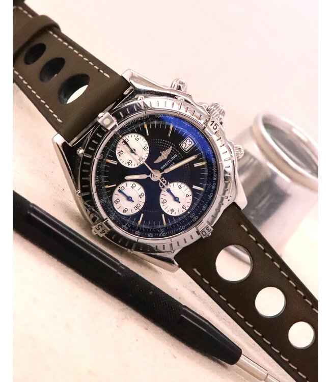 ROEMER horlogeband kalfsleder olijfgroen 20/18 mm