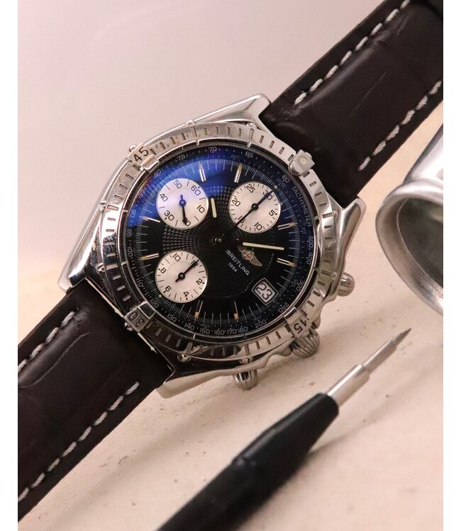 ROEMER horlogeband krokodillenleder chocoladebruin luxe 20/18 mm large