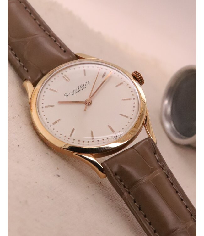 ROEMER horlogeband krokodillenleder taupe luxe 18/16 mm Large