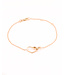 ROEMER geelgouden armband met hartjes