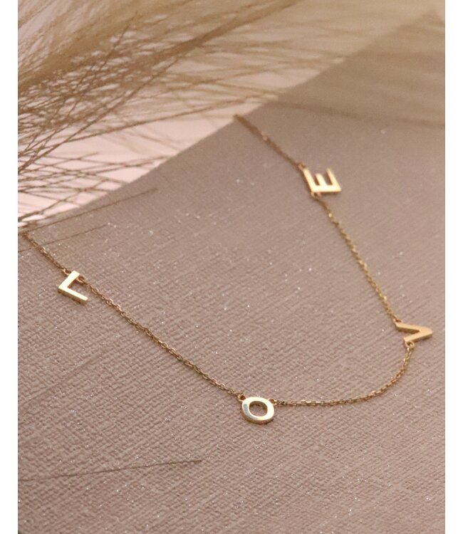 ROEMER Collier  Geelgoud Love 38 – 40 – 42 cm