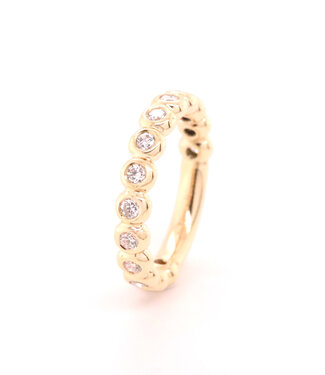 ROEMER by Bregje ROEMER by Bregje Ring Sparkles Large 18k geelgoud met diamant (0.84ct)