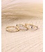 Passione 14k geelgouden ring  met diamant 0.06ct