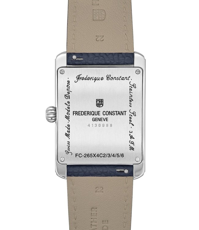 Frederique Constant Horloge Classics Carree Calender Moonphase FC-265N4C6