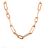 Roemer collier paperclip 18k roségoud 50cm